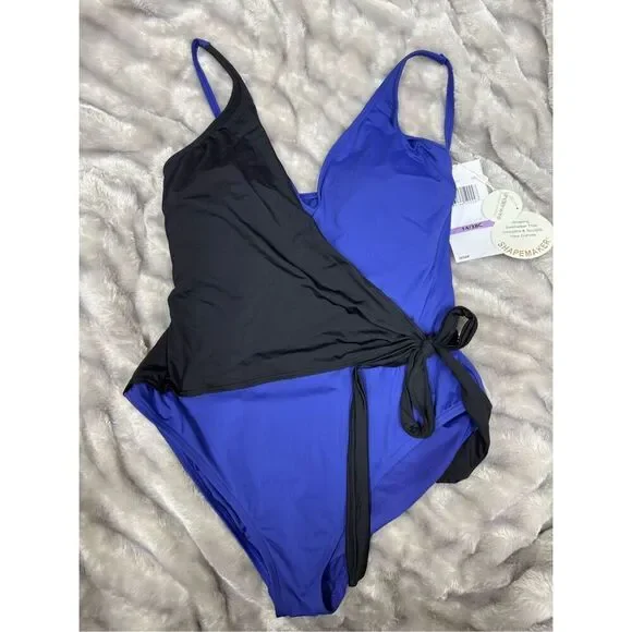 Coco Reef Women's Contours Surplice Tummy-Control One-Piece Swimsuit Size 14/38C - Picture 4 of 4